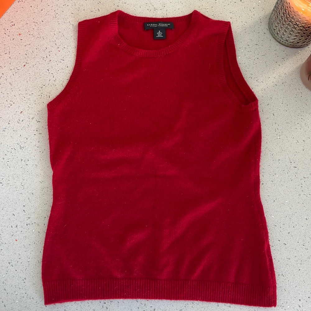 Banana Republic Italian Cashmere Sweater Vest